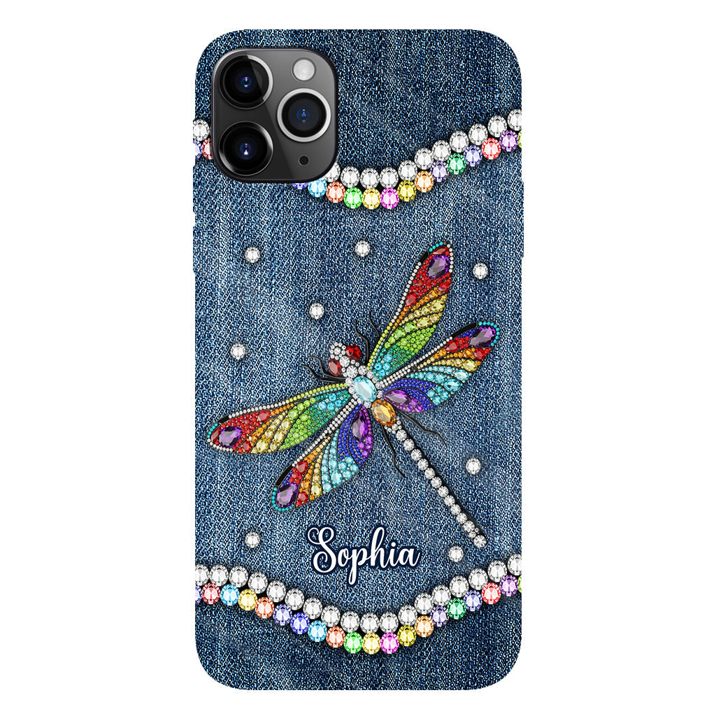 Beautiful Dragonfly - Personalized Dragonfly Full Print Phone Case