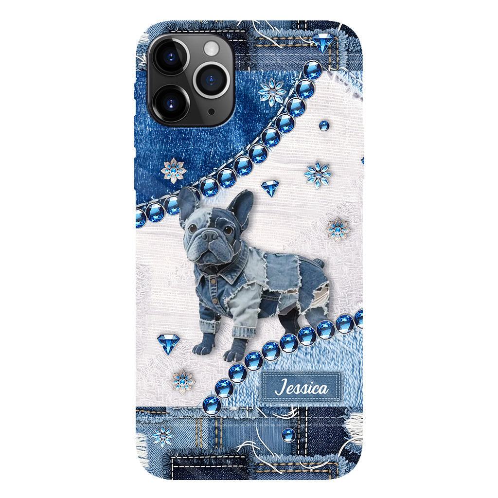 Cute Bulldog - Personalized Dog Full Print Phone Case