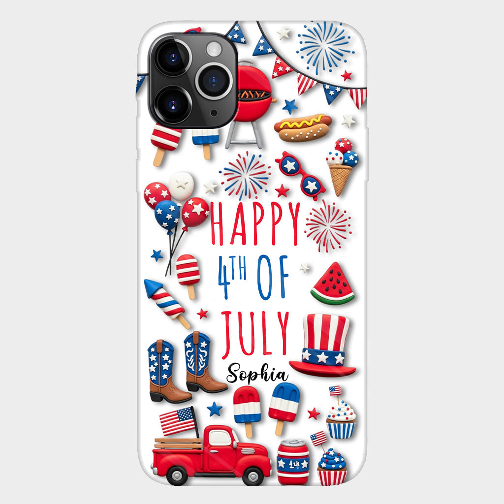 Happy 4th Of July - Personalized Independence Day/ 4th of July Full Print Phone Case