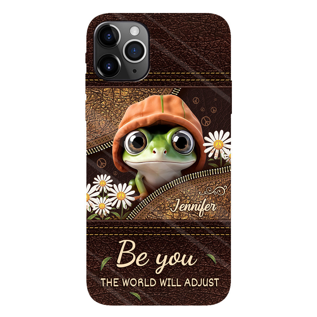 Be You The World Will Adjust - Personalized Hippie Full Print Phone Case