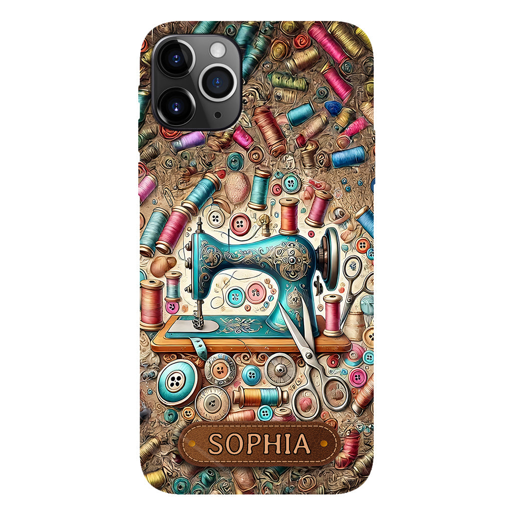 Love Sewing - Personalized Sewing Full Print Phone Case