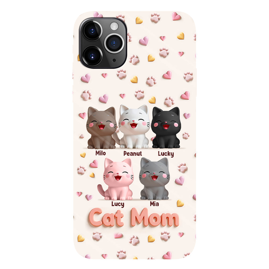 Cat Mom - Personalized Cat Full Print Phone Case