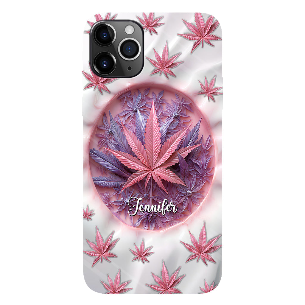 High Life - Personalized Weed Full Print Phone Case