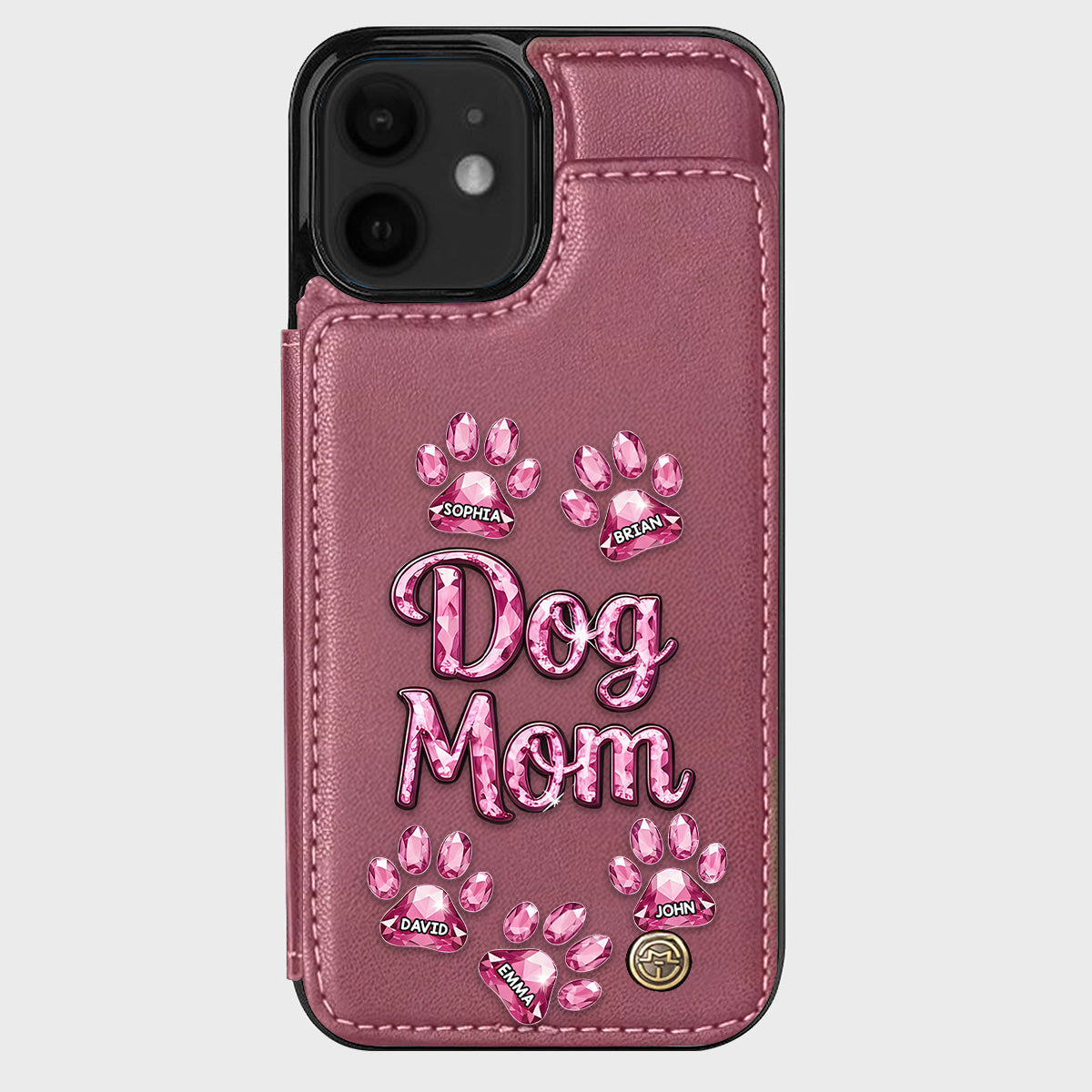 Dog Mom - Personalized Dog Wallet Phone Case