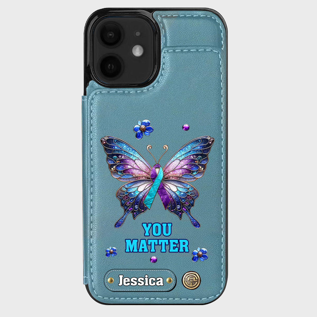 You Matter - Personalized Suicide Prevention Wallet Phone Case