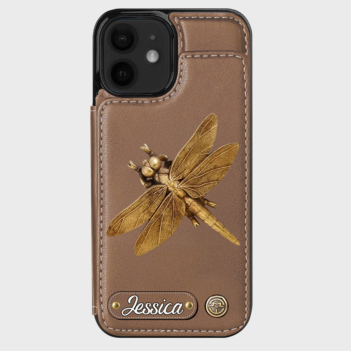 Love Garden, Beautiful Dragonfly, Butterfly, Bee, Hummingbird,... - Personalized Gardening Wallet Phone Case