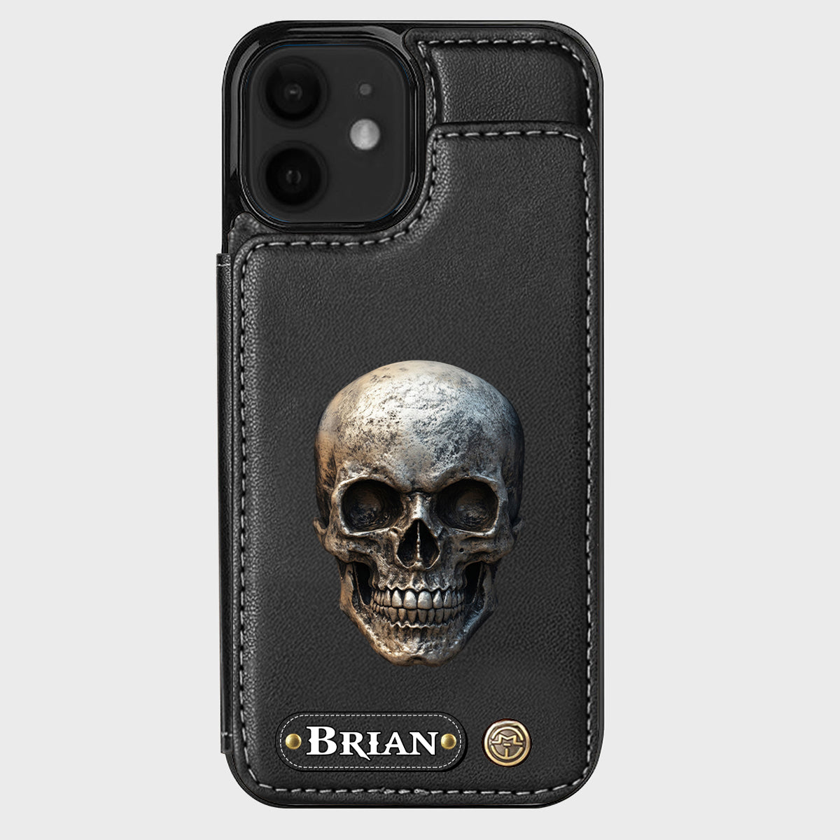 You & Me We Got This - Personalized Skull Wallet Phone Case