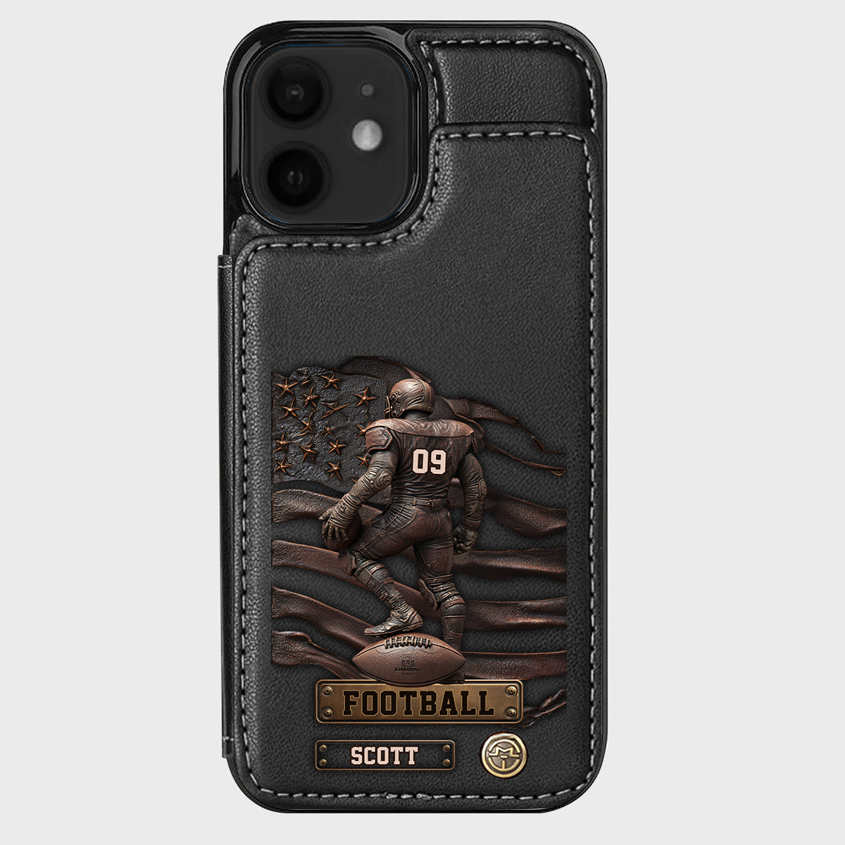 Game Day - Personalized Football Wallet Phone Case