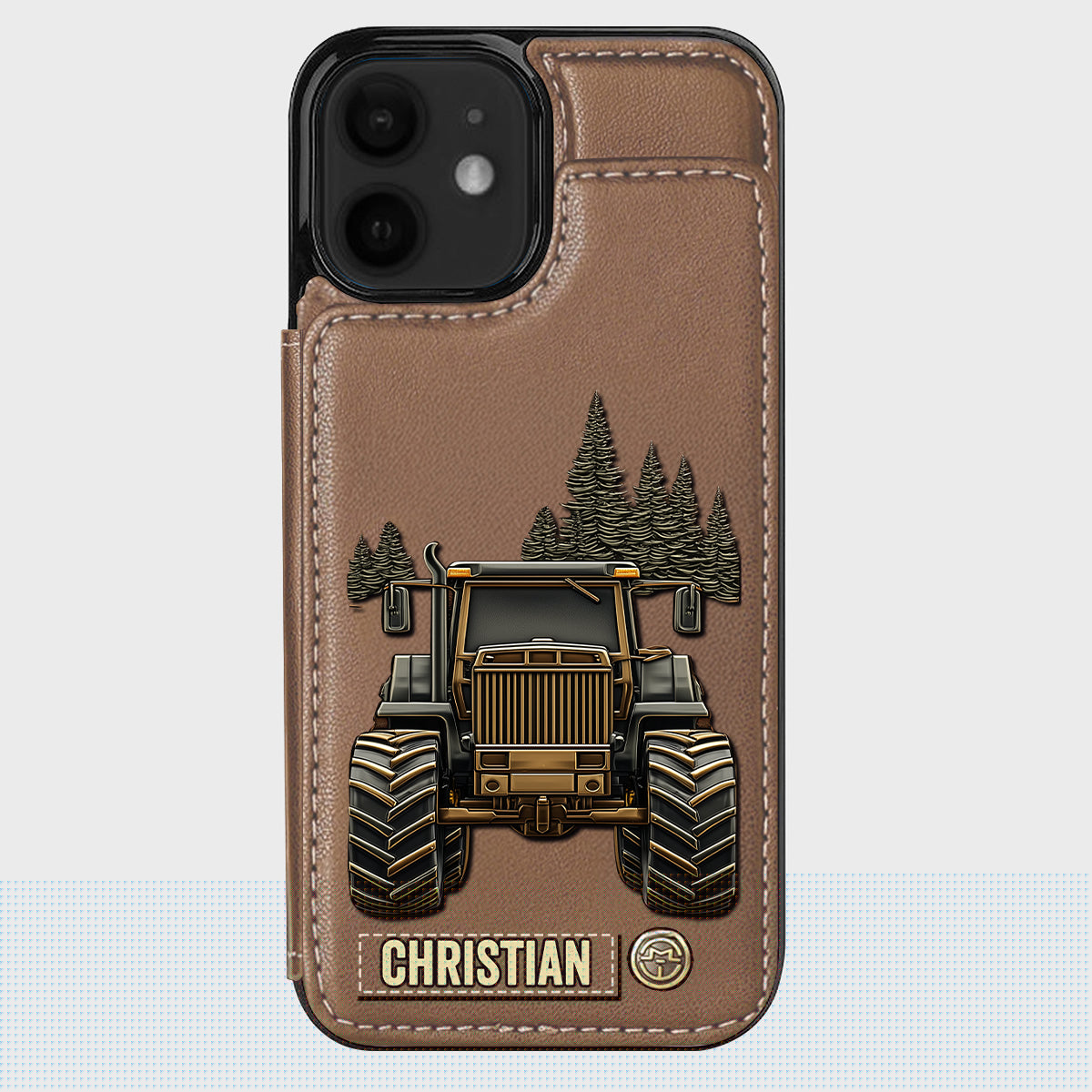 Tractor Ride - Personalized Tractor Wallet Phone Case