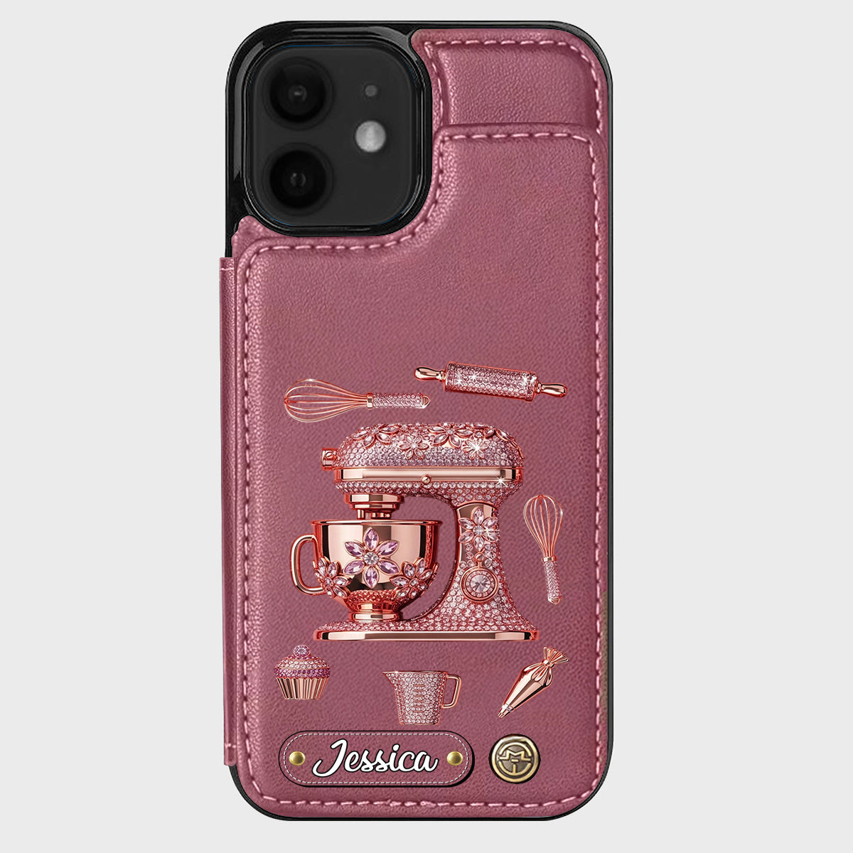 Love Baking - Personalized Baking Wallet Phone Case