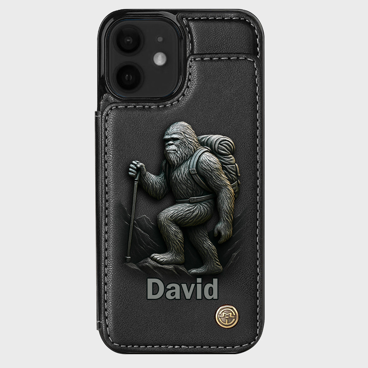 Sasquatch - Personalized Hiking Wallet Phone Case