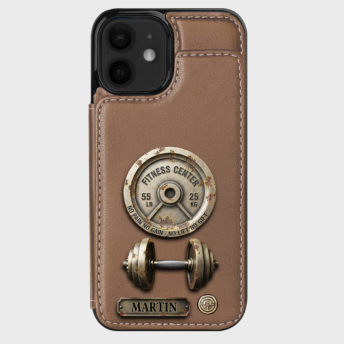 No Pain No Gain - Personalized Fitness Wallet Phone Case