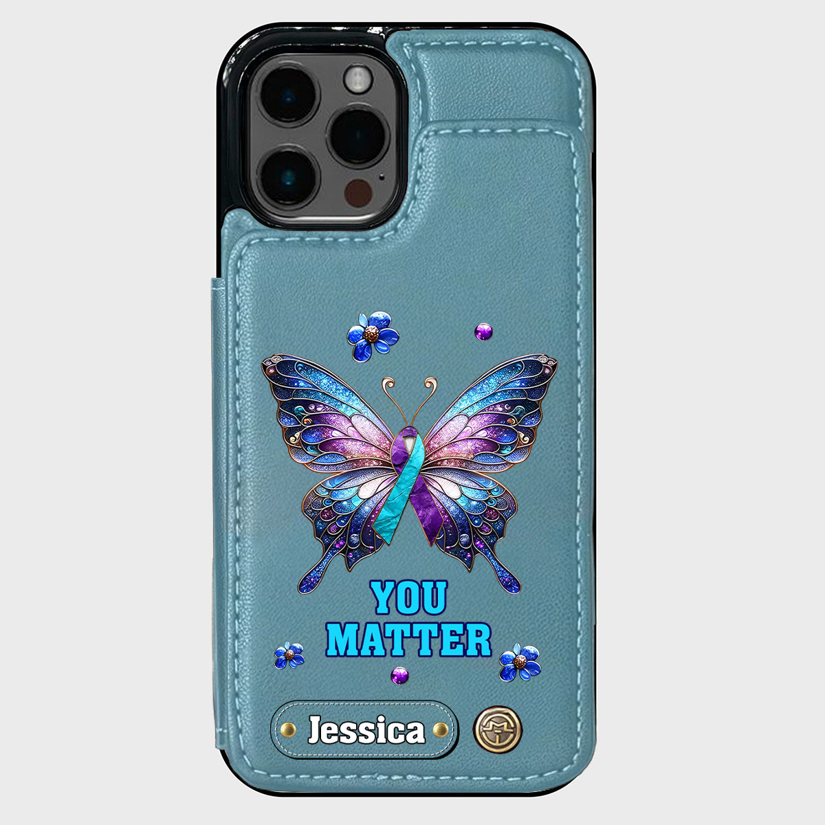 You Matter - Personalized Suicide Prevention Wallet Phone Case