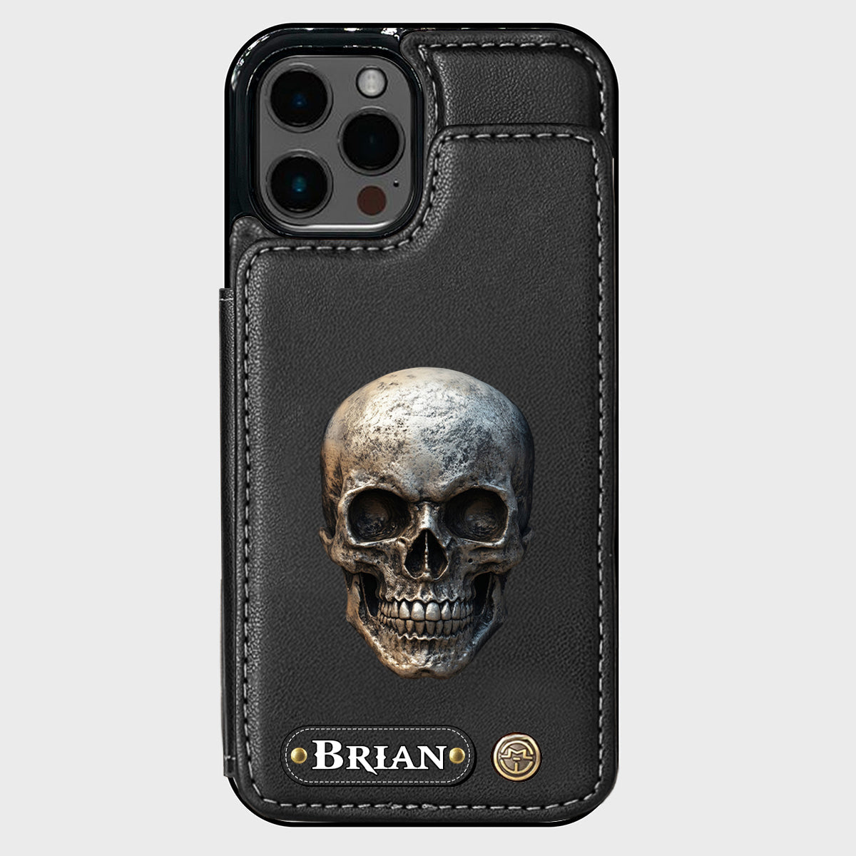 You & Me We Got This - Personalized Skull Wallet Phone Case