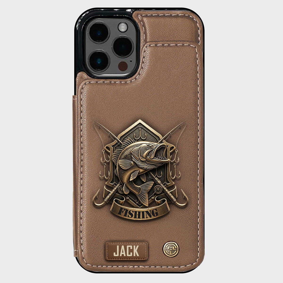 Fishing For Life - Personalized Fishing Wallet Phone Case