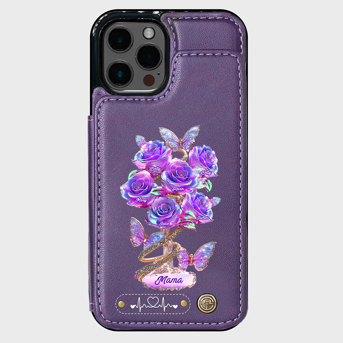 Best Mom Ever - Personalized Mother Wallet Phone Case