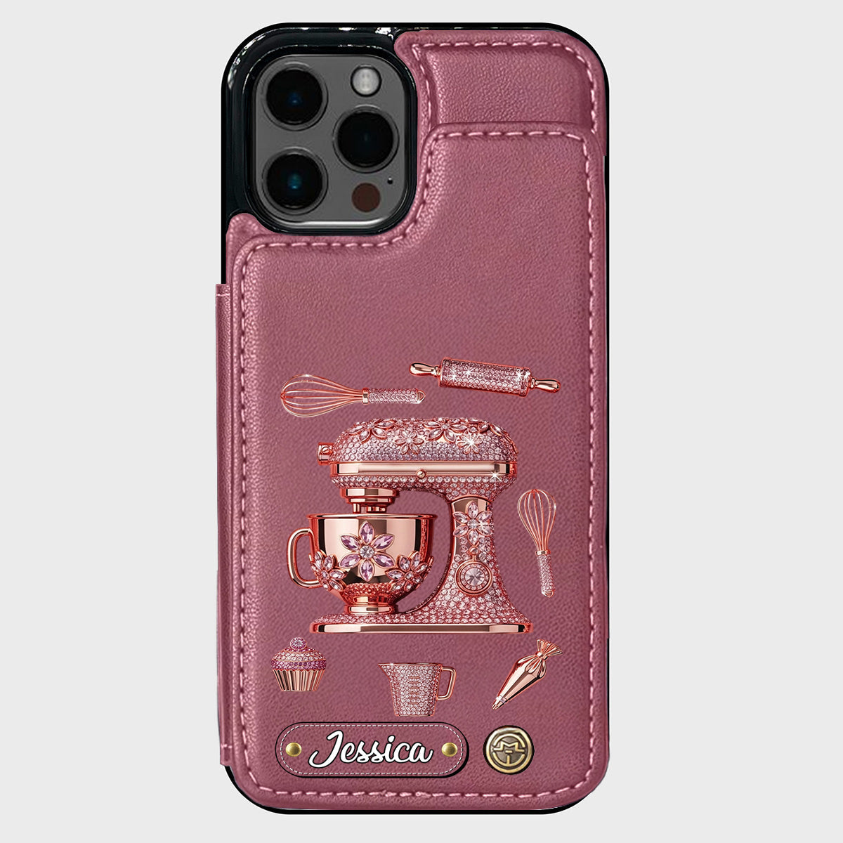 Love Baking - Personalized Baking Wallet Phone Case