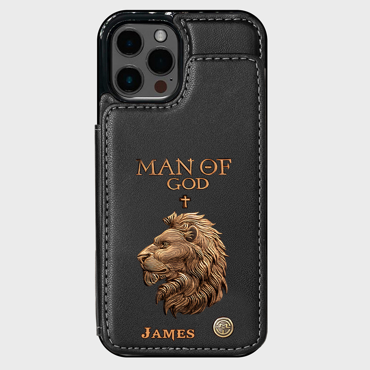 Man Of God - Personalized Christian Wallet Phone Case