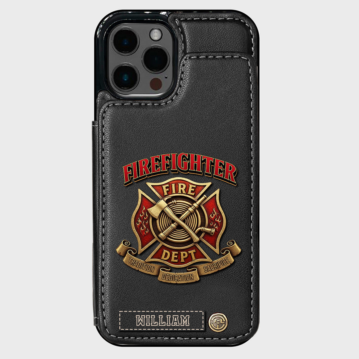 Proud Firefighter - Personalized Firefighter Wallet Phone Case