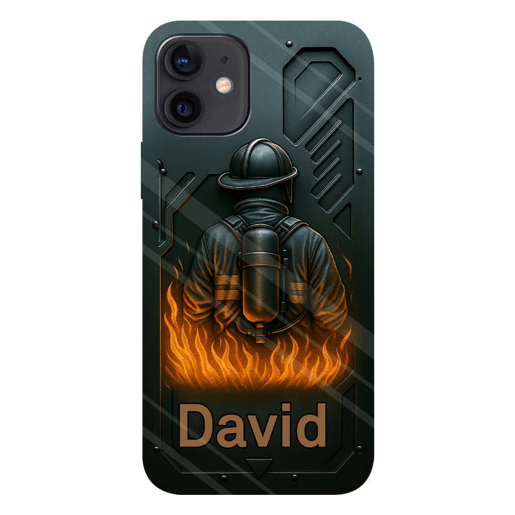 The Strone One - Personalized Firefighter Full Print Phone Case