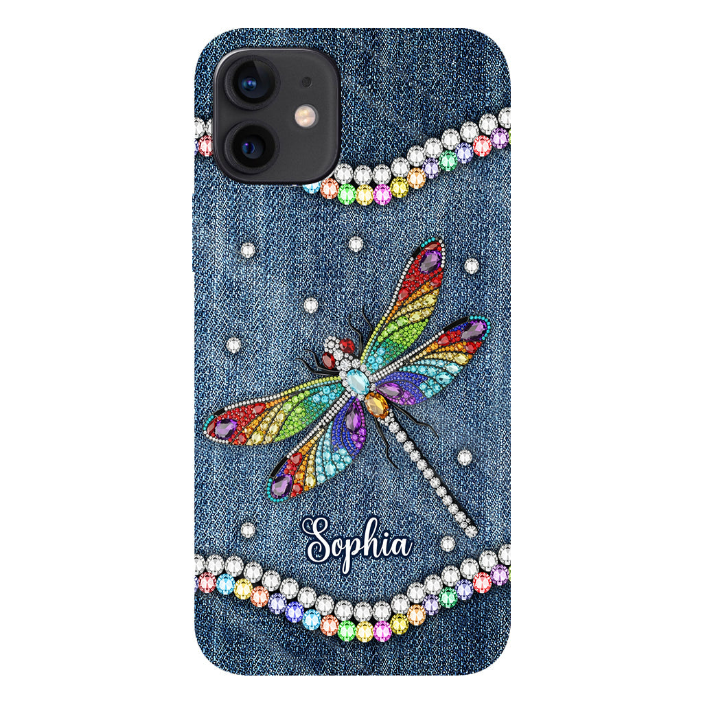 Beautiful Dragonfly - Personalized Dragonfly Full Print Phone Case