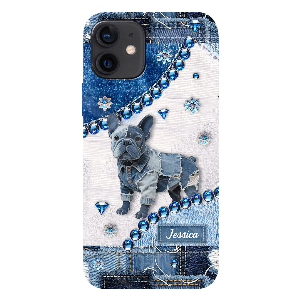 Cute Bulldog - Personalized Dog Full Print Phone Case