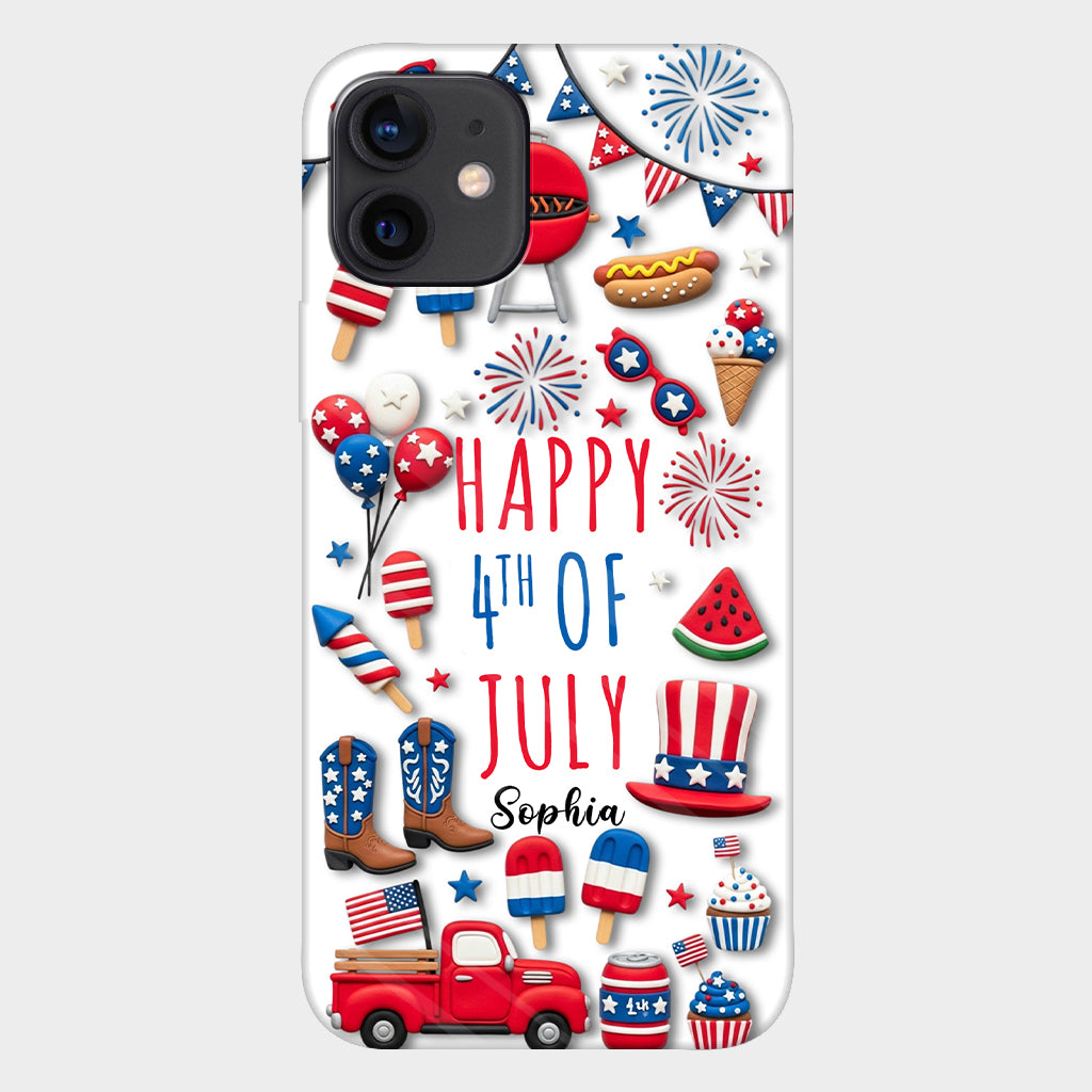 Happy 4th Of July - Personalized Independence Day/ 4th of July Full Print Phone Case