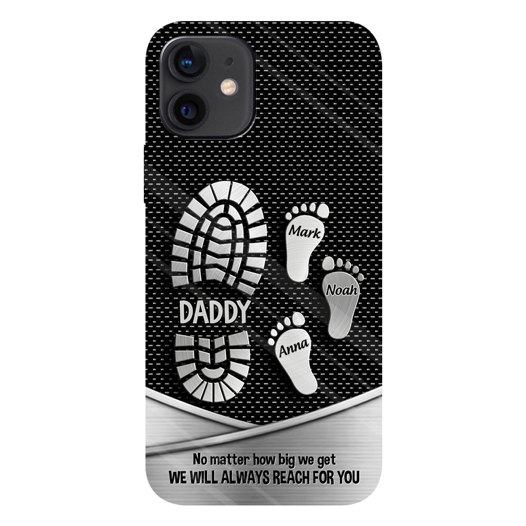 Your Footsteps Led Our Way - Personalized Father Full Print Phone Case