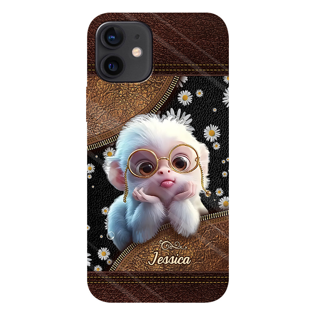 Cute Monkey - Personalized Full Print Phone Case