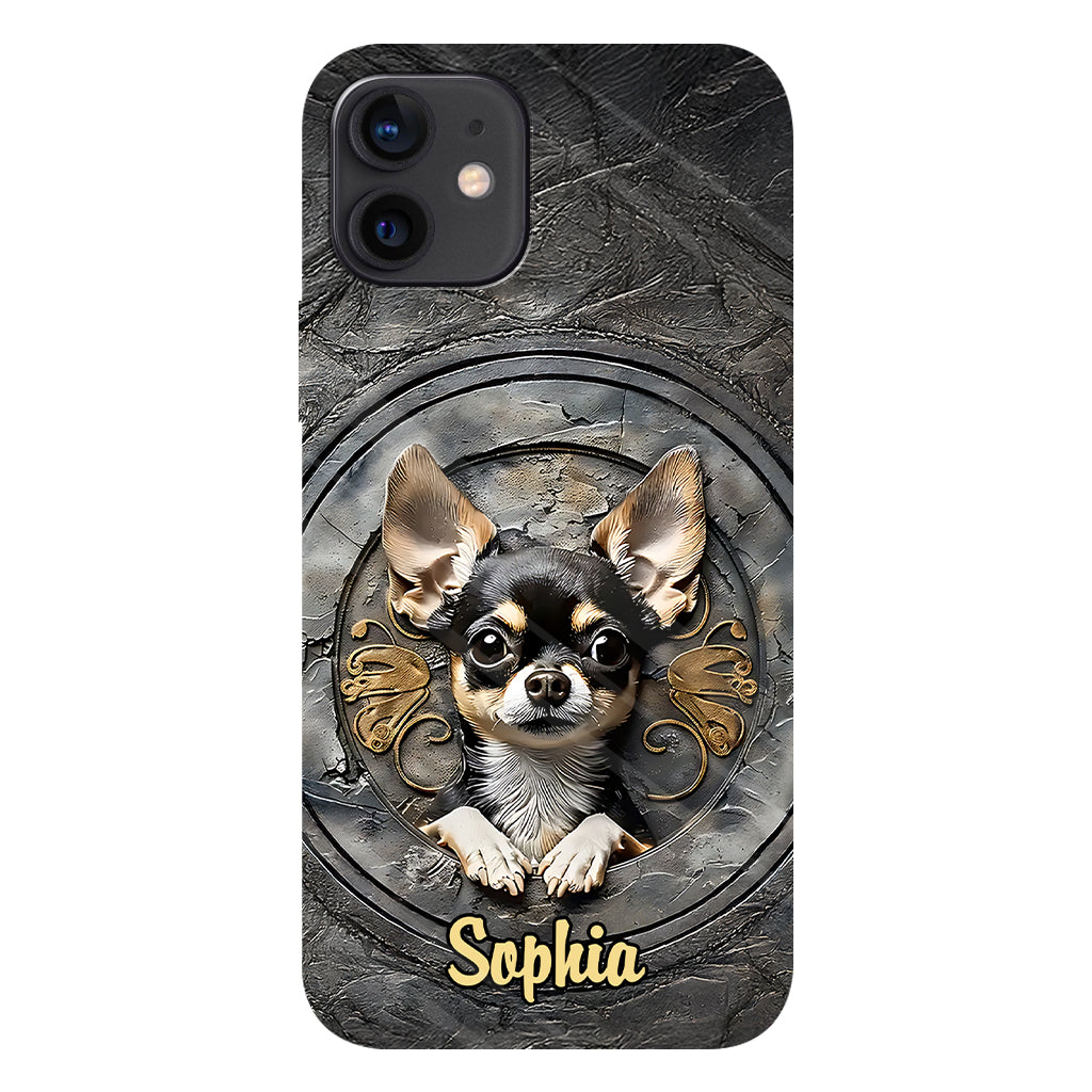 Adorable Chihuahua - Personalized Dog Full Print Phone Case