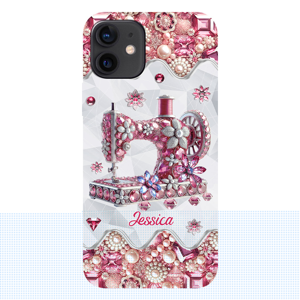 Just A Girl Who Loves Sewing - Personalized Sewing Full Print Phone Case