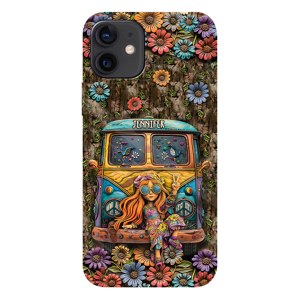Cute Caravan - Personalized Hippie Full Print Phone Case