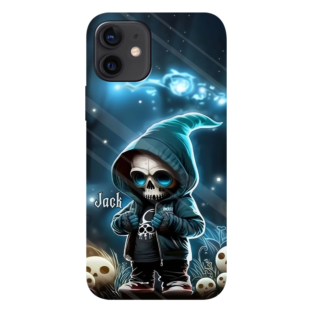 Cool Dude - Personalized Skull Full Print Phone Case
