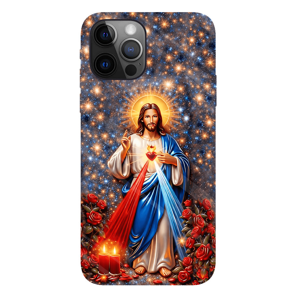 Sacred Heart of Jesus - Personalized Christian Full Print Phone Case