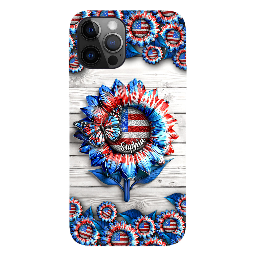 Love America - Personalized Independence Day/ 4th of July Full Print Phone Case