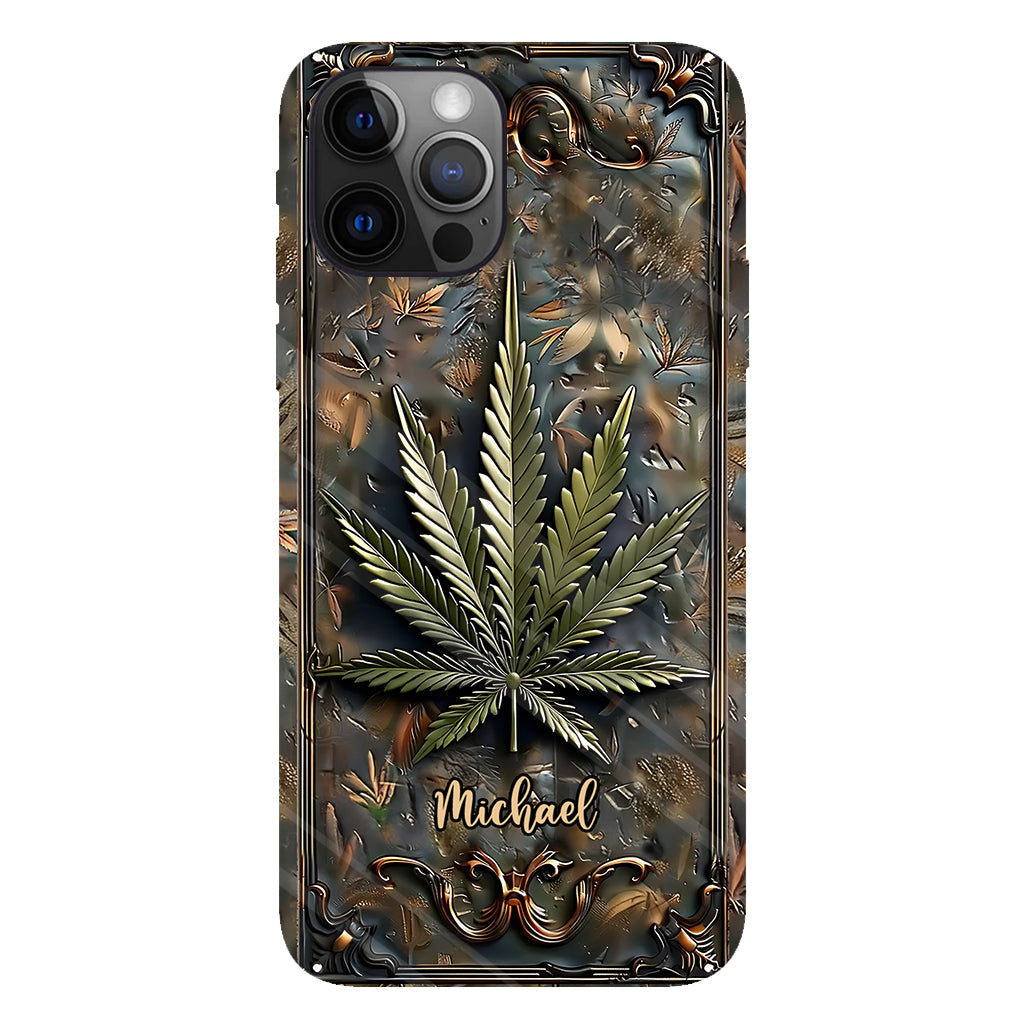 High Life - Personalized Weed Full Print Phone Case