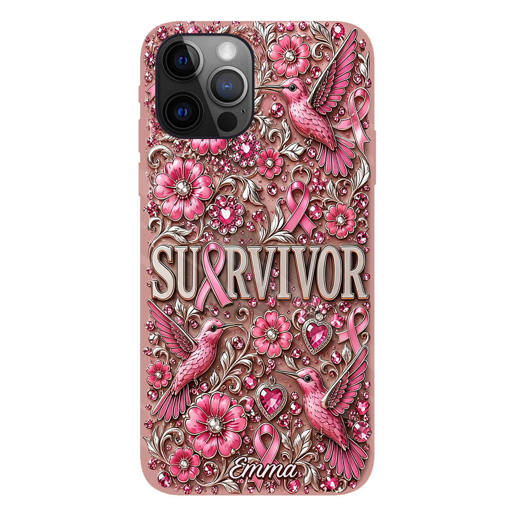 Breast Cancer Awareness - Personalized Breast Cancer Awareness Full Print Phone Case