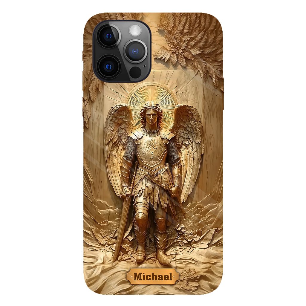 Archangel Michael - Personalized Christian Full Print Phone Case