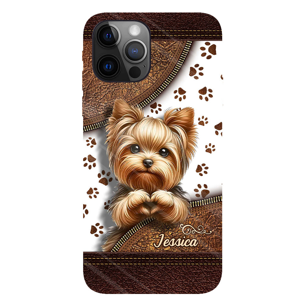 Cute Yorkshire Terrier - Personalized Dog Full Print Phone Case