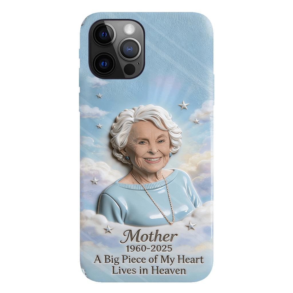 Custom Any Photo - A Big Piece Of My Heart - Personalized Memorial Full Print Phone Case