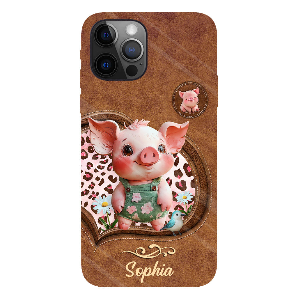 Cute Pig - Personalized Pig Lover Full Print Phone Case