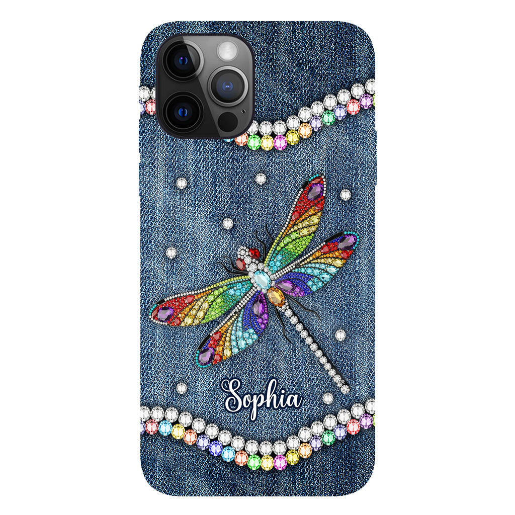Beautiful Dragonfly - Personalized Dragonfly Full Print Phone Case
