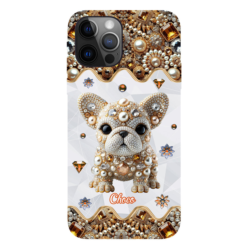 Love French Bulldog - Personalized Dog Full Print Phone Case