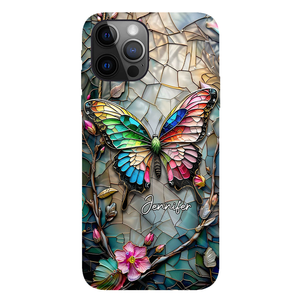 Love Butterflies - Personalized Butterfly Full Print Phone Case