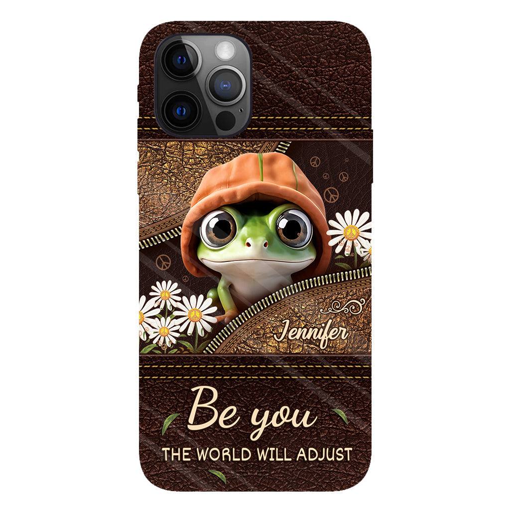 Be You The World Will Adjust - Personalized Hippie Full Print Phone Case