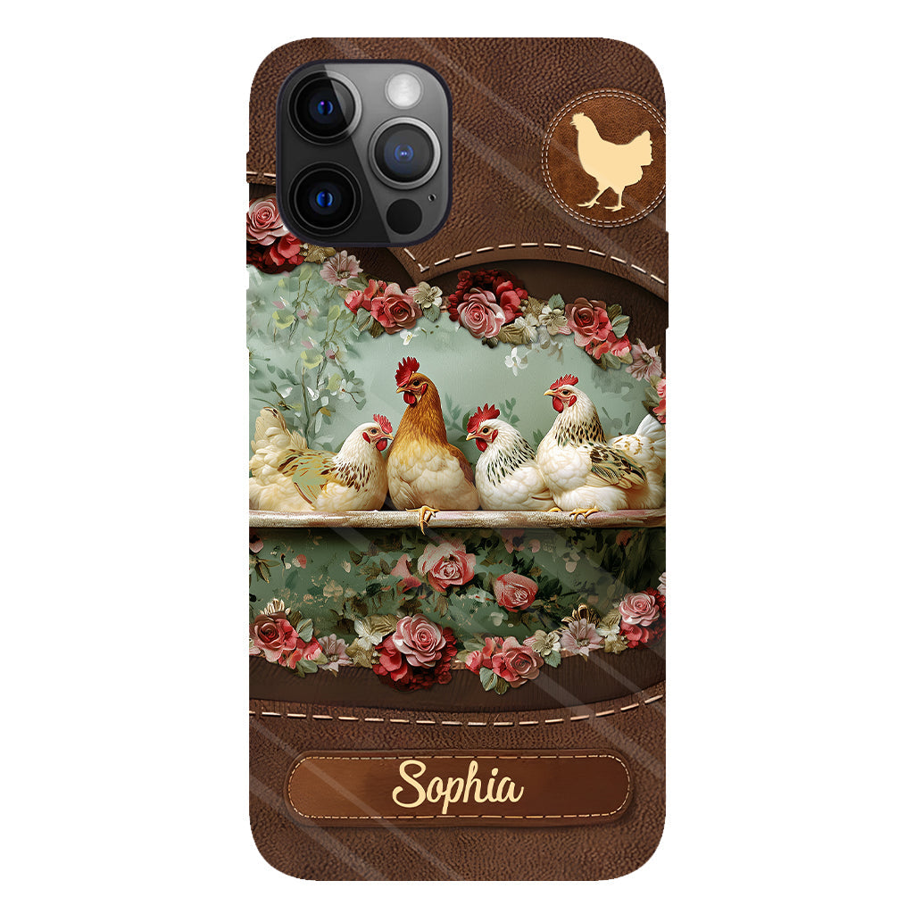 Chicken Lady - Personalized Chicken Full Print Phone Case