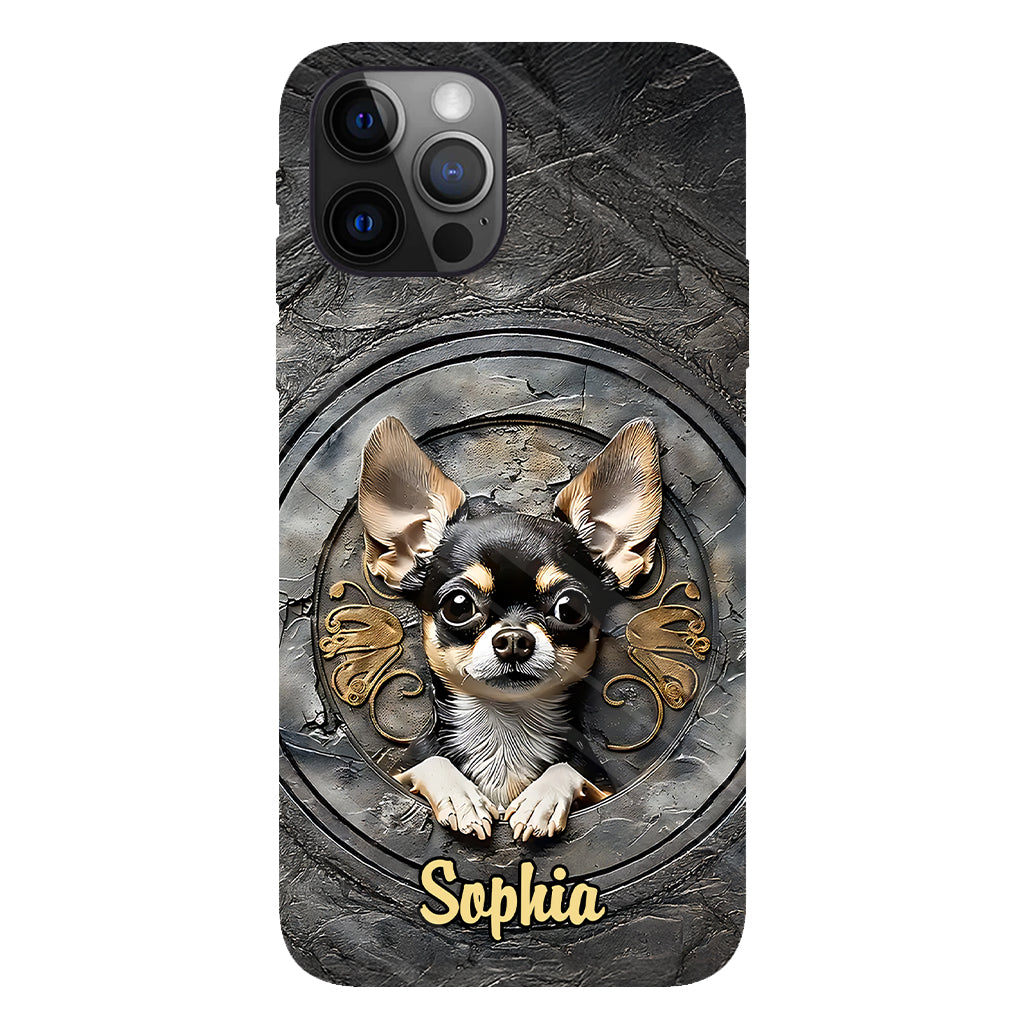 Adorable Chihuahua - Personalized Dog Full Print Phone Case