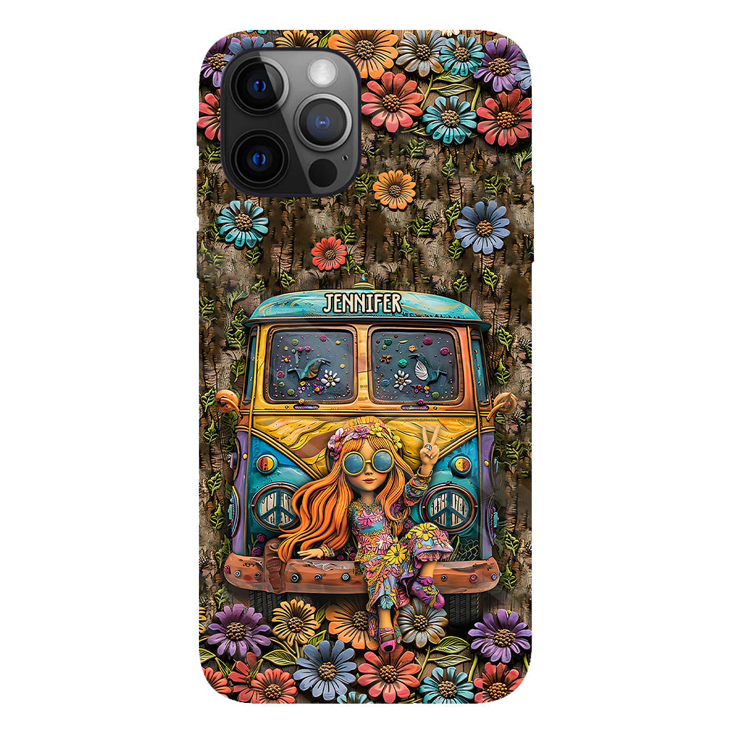 Cute Caravan - Personalized Hippie Full Print Phone Case