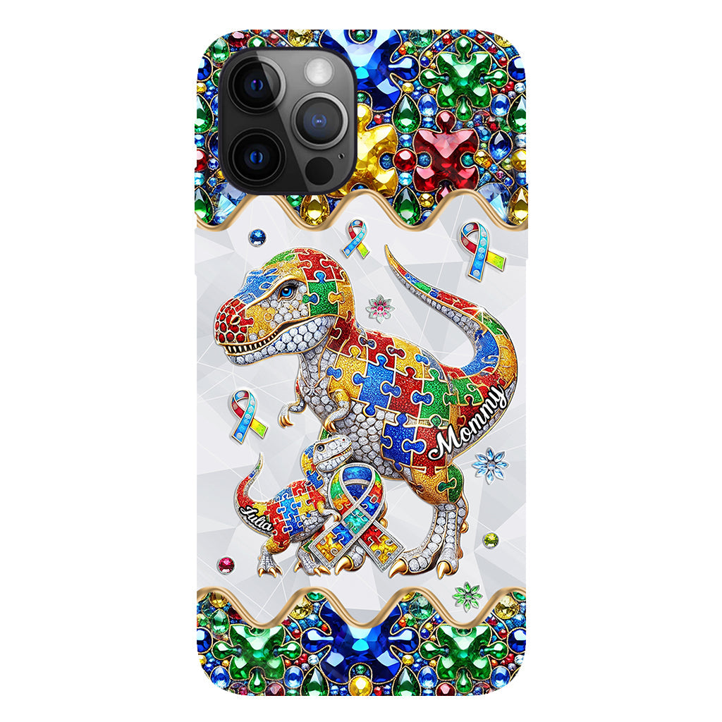 Strong Mama - Personalized Autism Awareness Full Print Phone Case