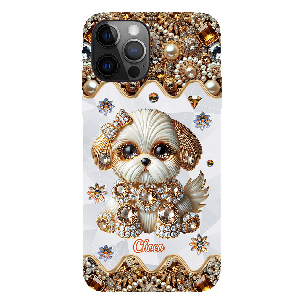 Love Shih Tzu - Personalized Dog Full Print Phone Case